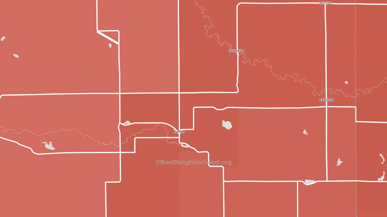 49656, MI block-group political-lean map
