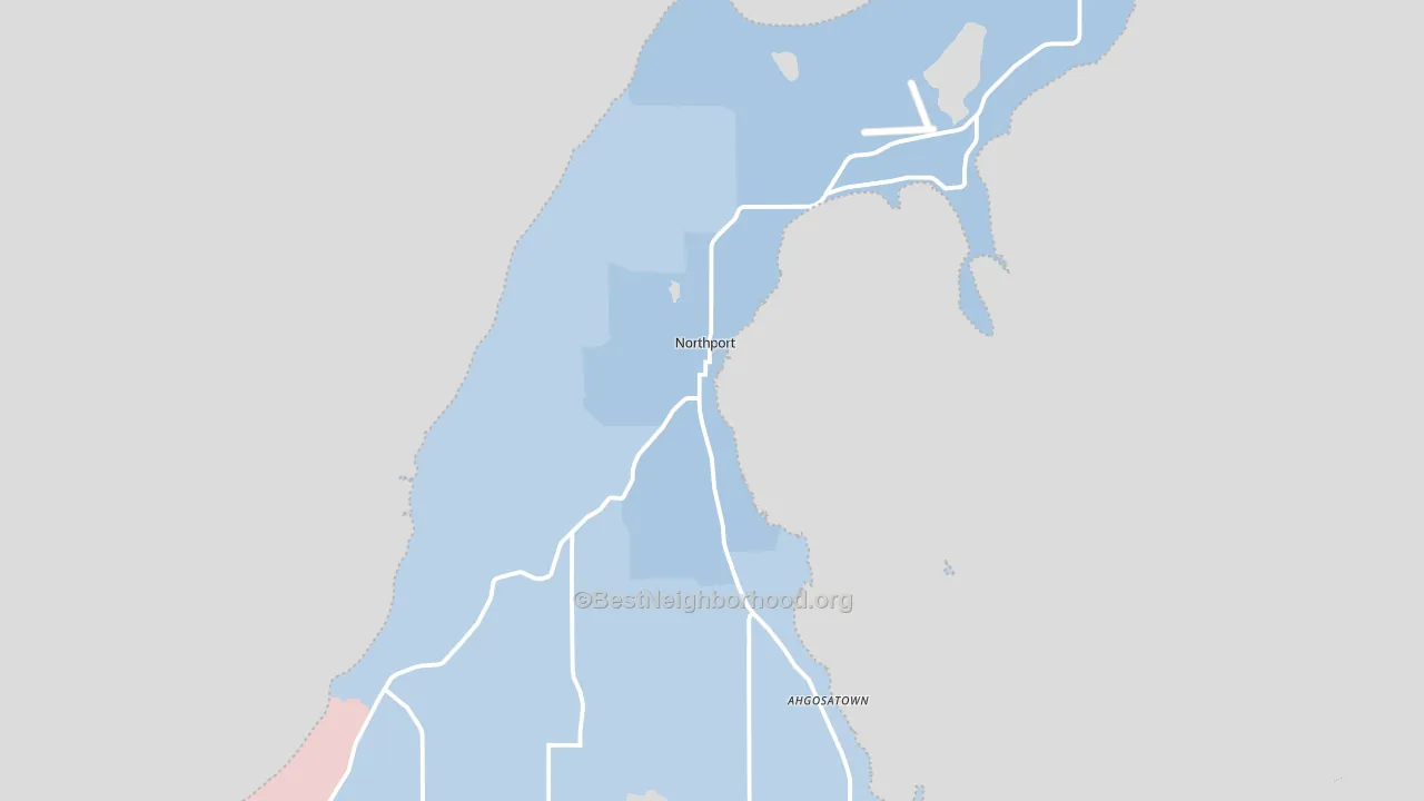 49670, MI block-group political-lean map