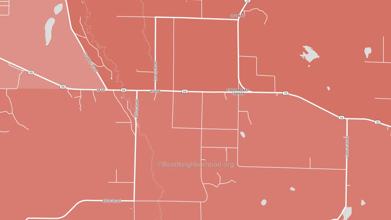 49705, MI block-group political-lean map