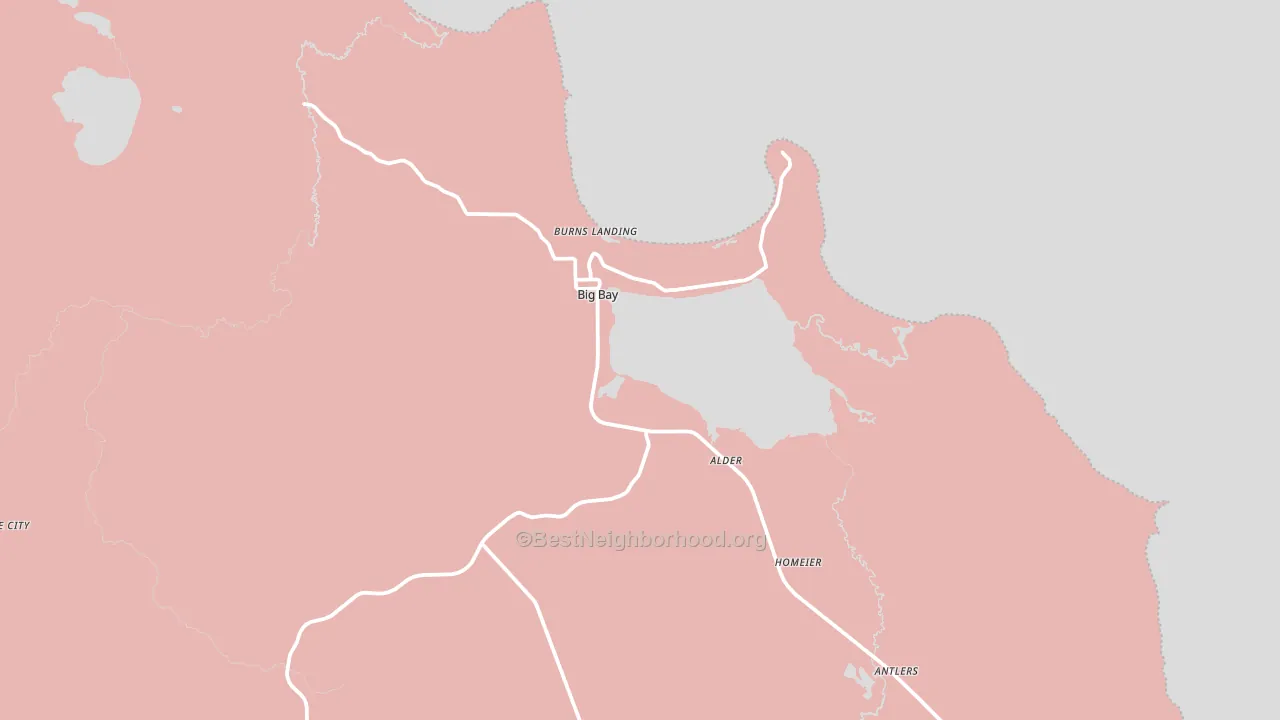 49808, MI block-group political-lean map