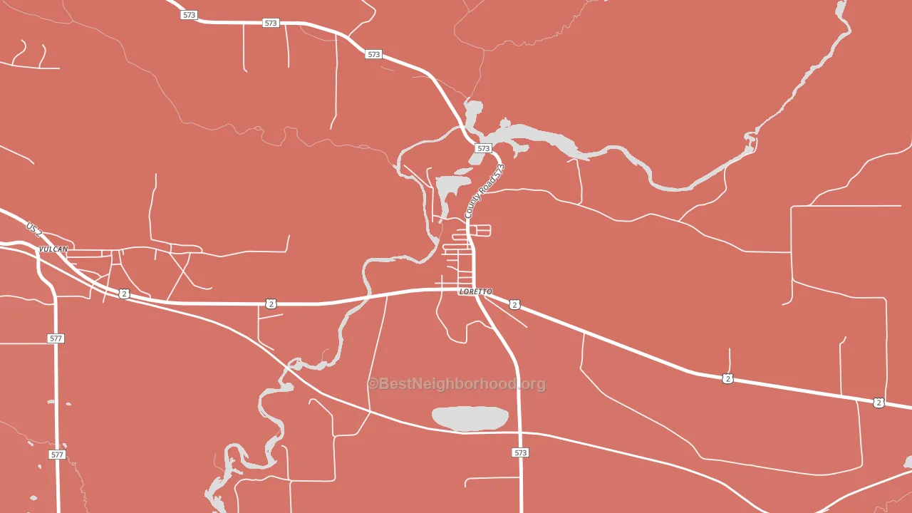 49852, MI block-group political-lean map