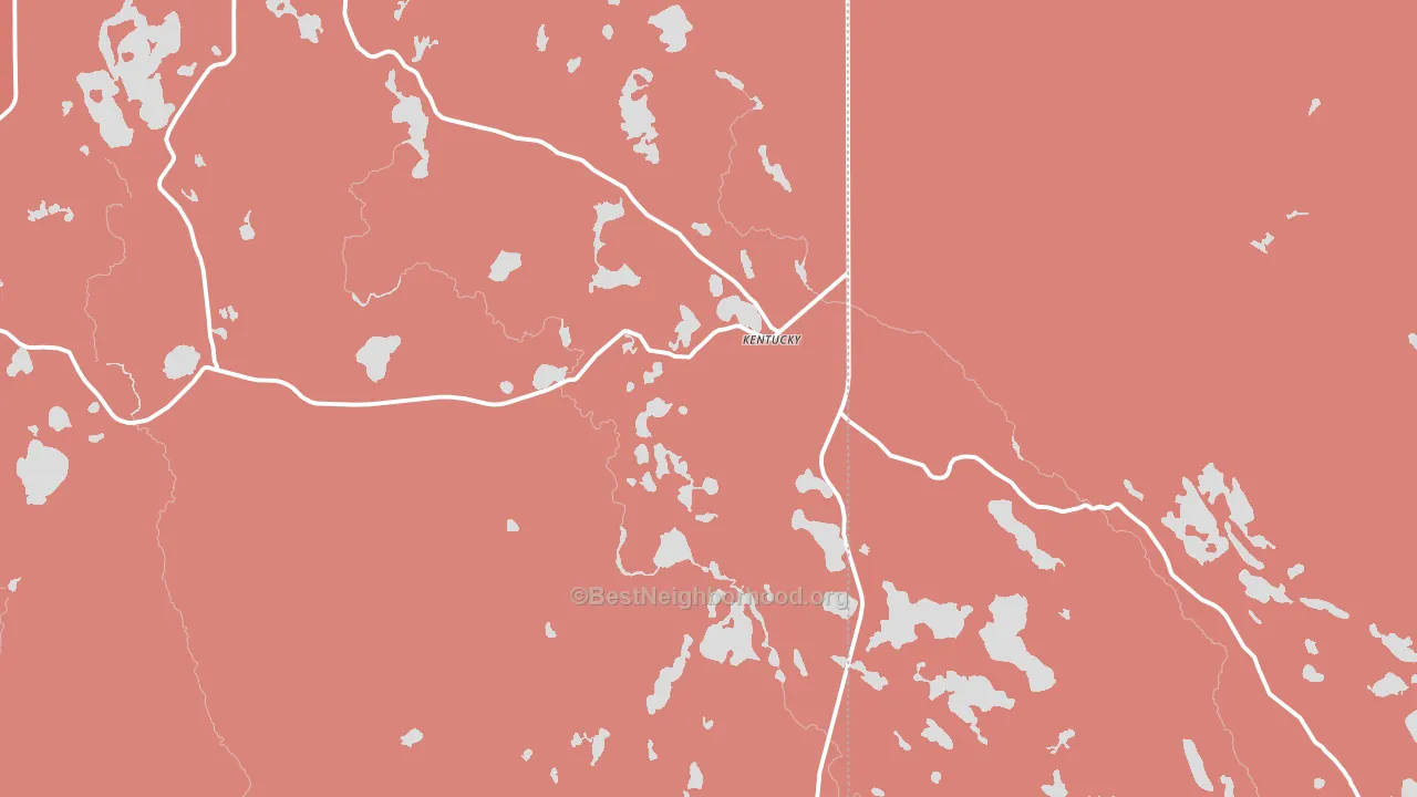 49895, MI block-group political-lean map