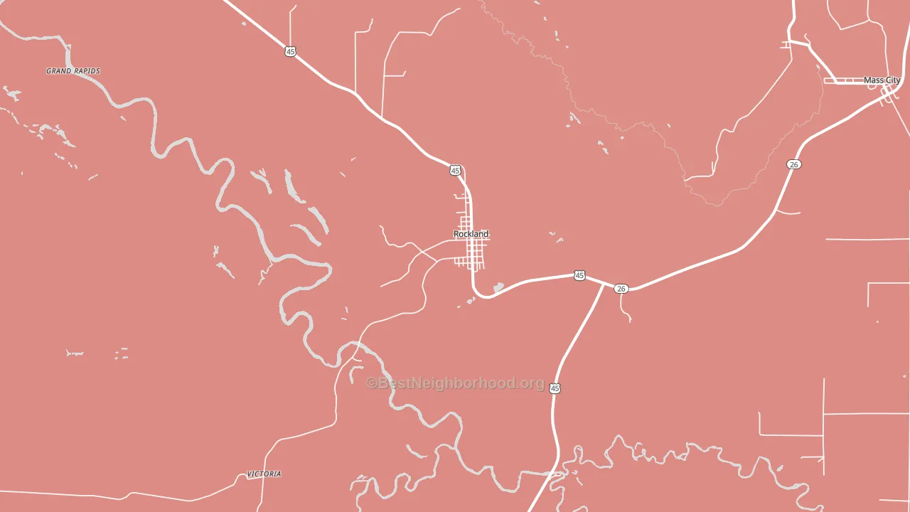 49960, MI block-group political-lean map