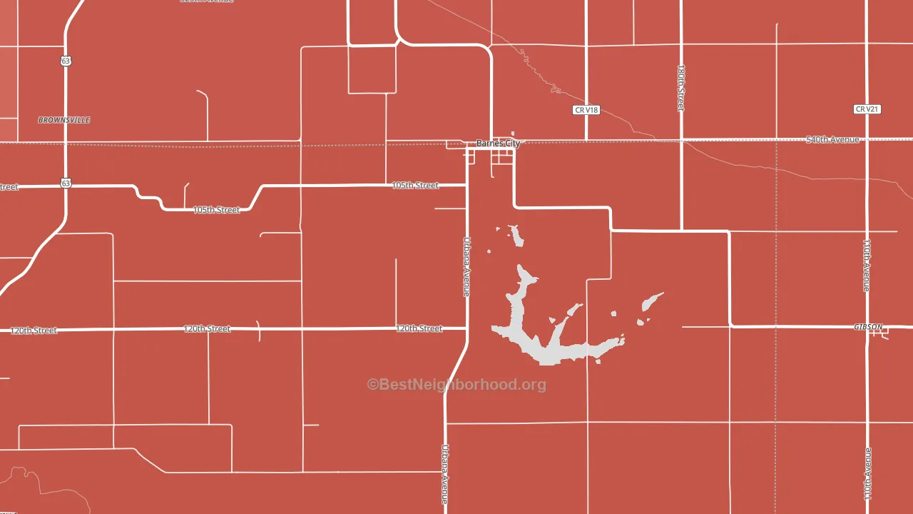 50027, IA block-group political-lean map