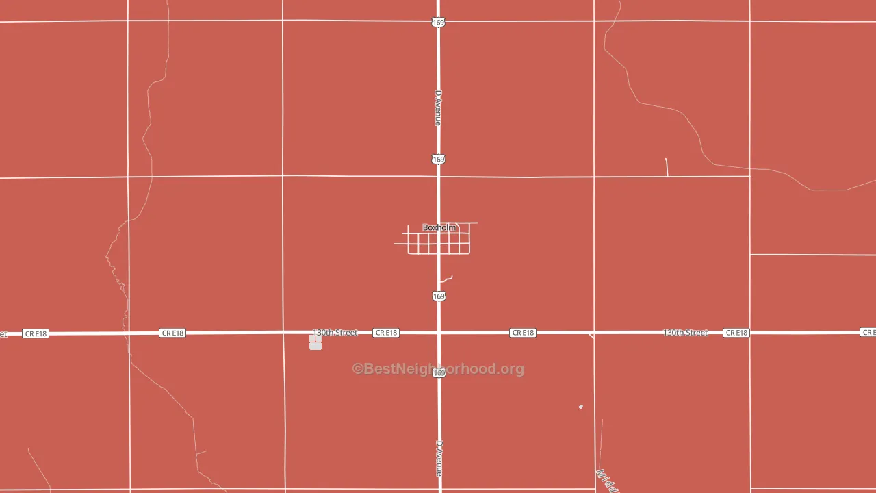 50040, IA block-group political-lean map