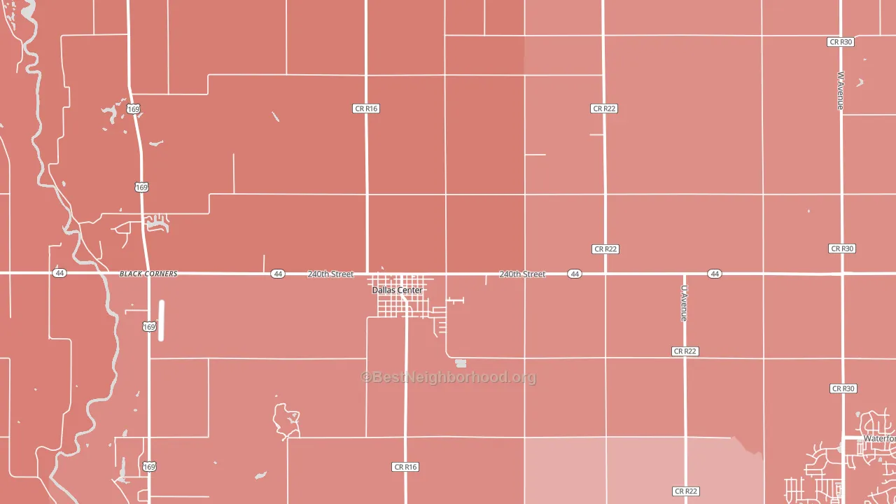 50063, IA block-group political-lean map