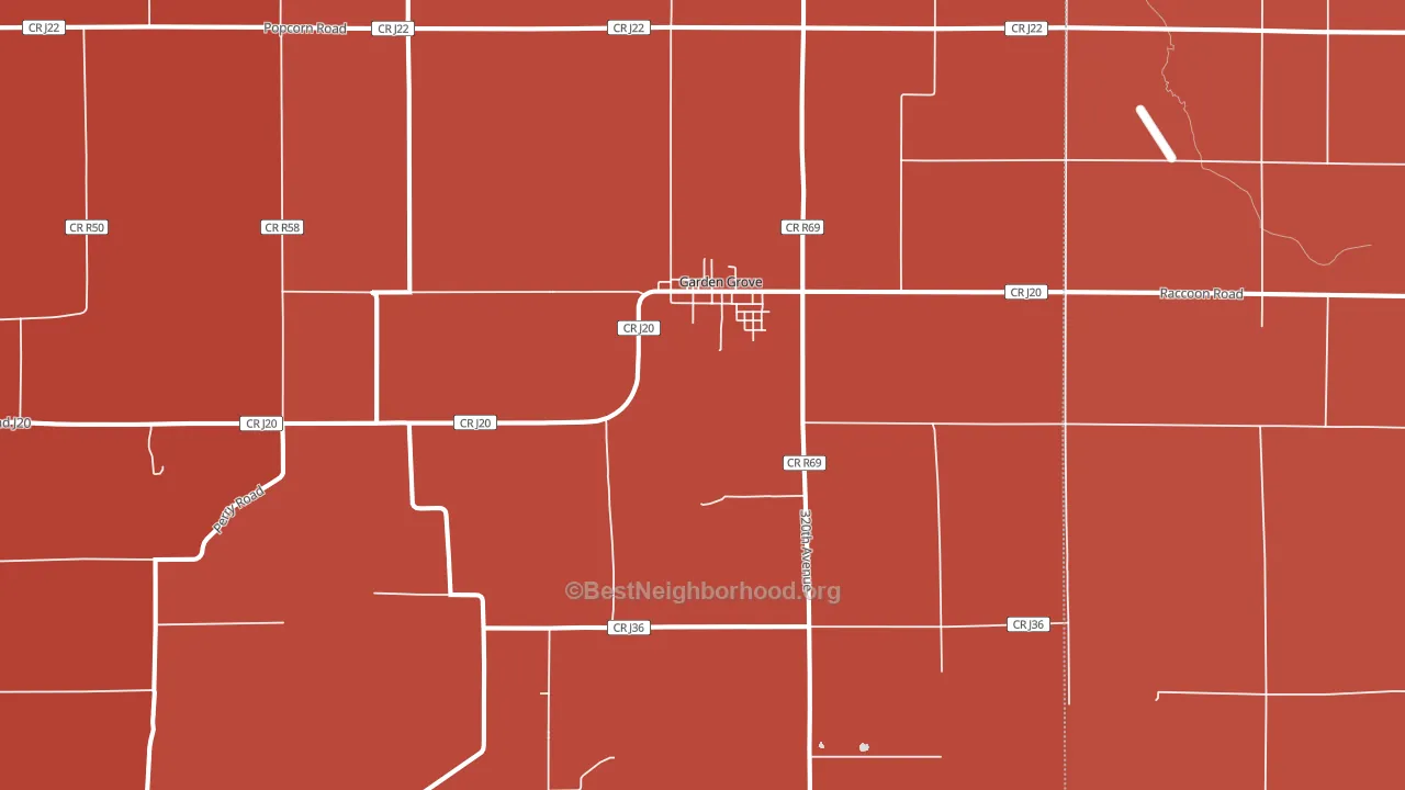 50103, IA block-group political-lean map