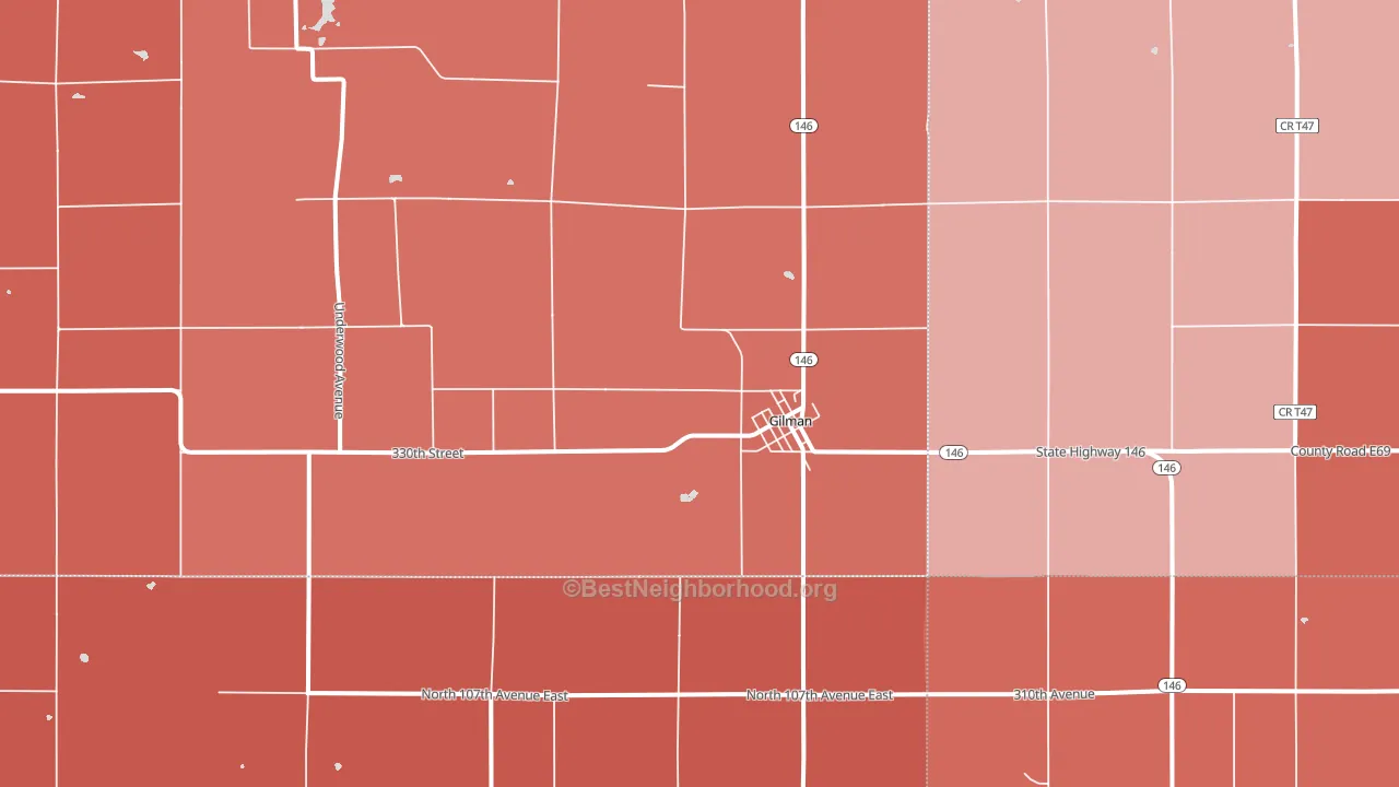 50106, IA block-group political-lean map