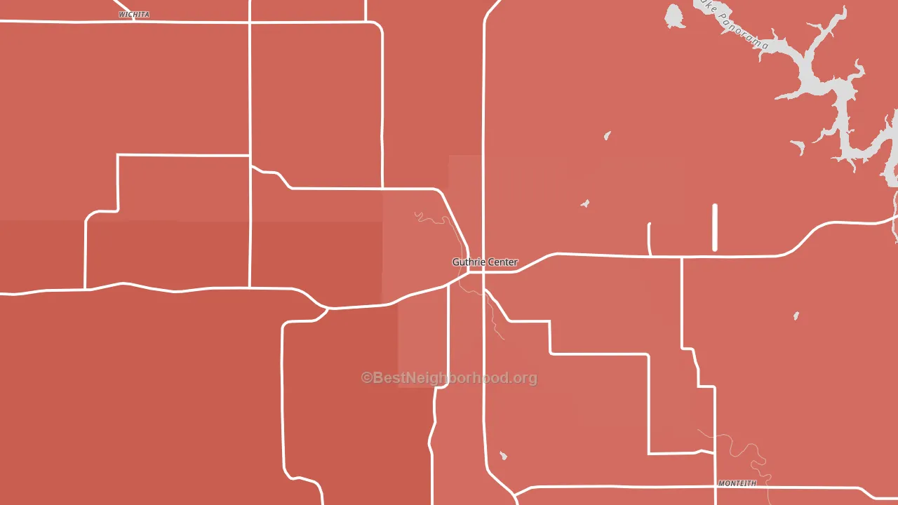 50115, IA block-group political-lean map