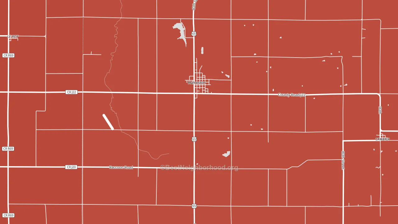 50123, IA block-group political-lean map
