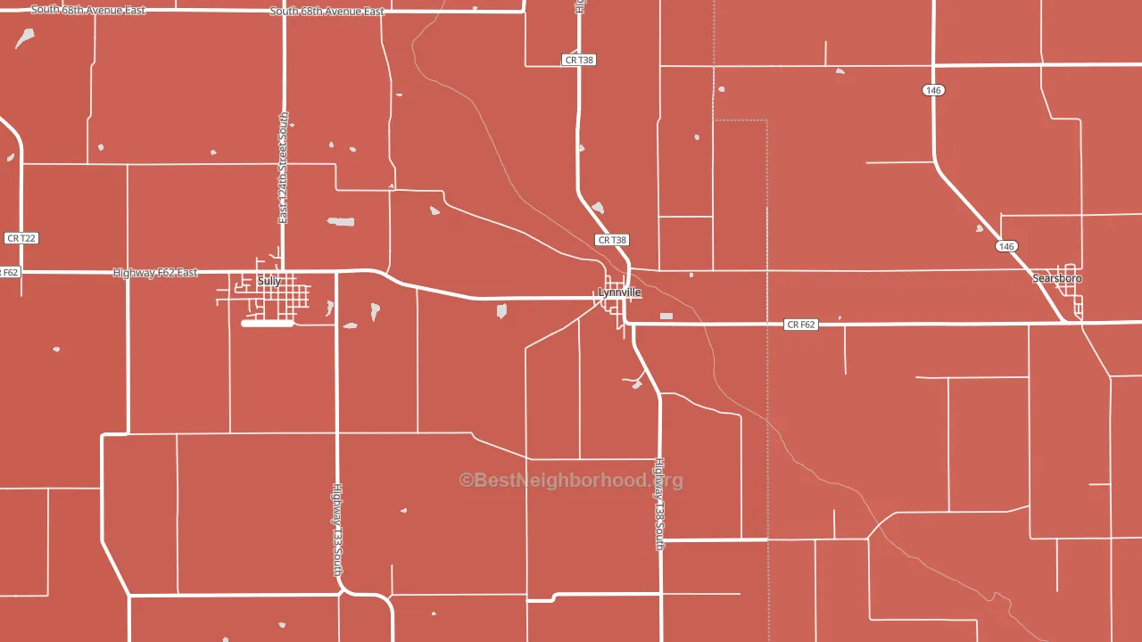 50153, IA block-group political-lean map