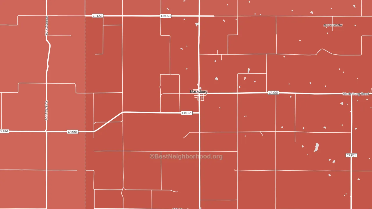 50155, IA block-group political-lean map