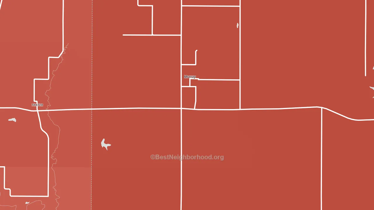 50174, IA block-group political-lean map