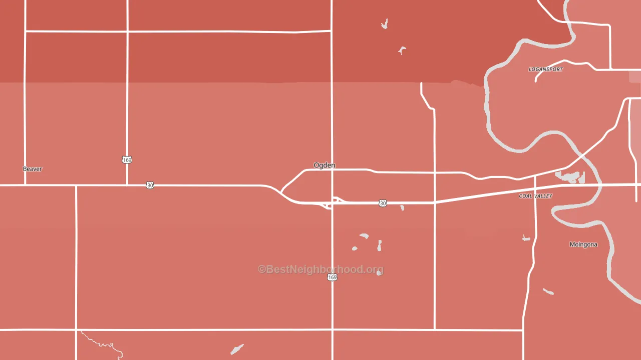 50212, IA block-group political-lean map