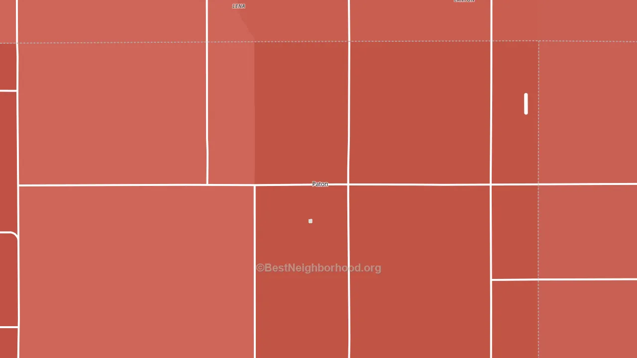 50217, IA block-group political-lean map
