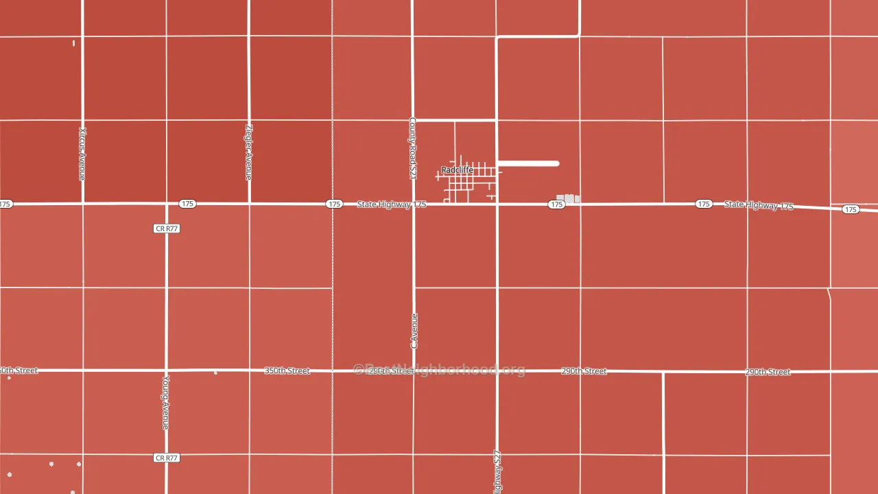 50230, IA block-group political-lean map