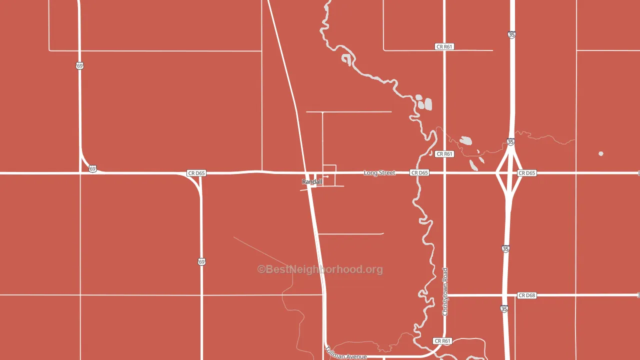 50231, IA block-group political-lean map