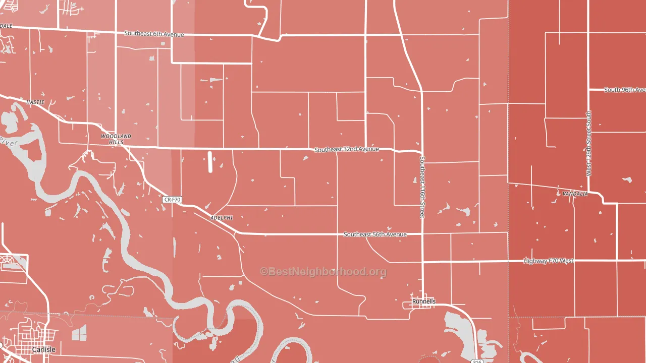 50237, IA block-group political-lean map