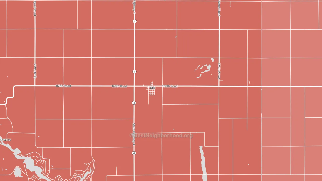 50277, IA block-group political-lean map