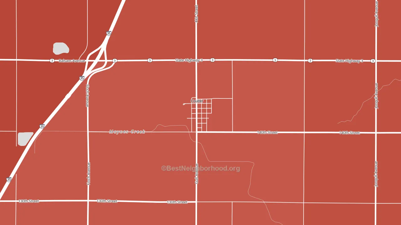 50431, IA block-group political-lean map