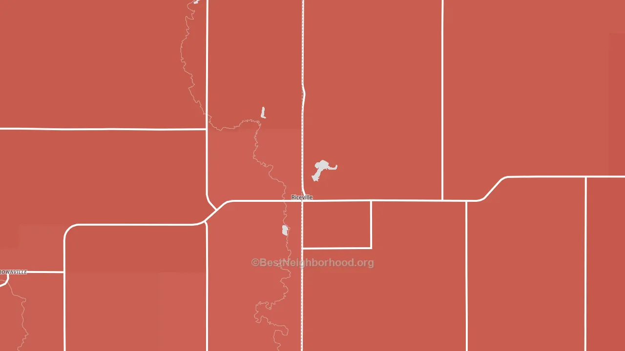 50466, IA block-group political-lean map