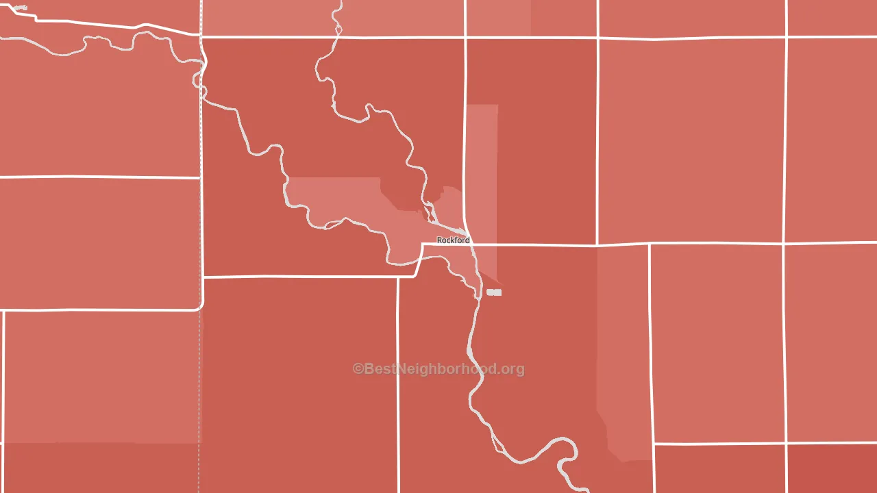 50468, IA block-group political-lean map