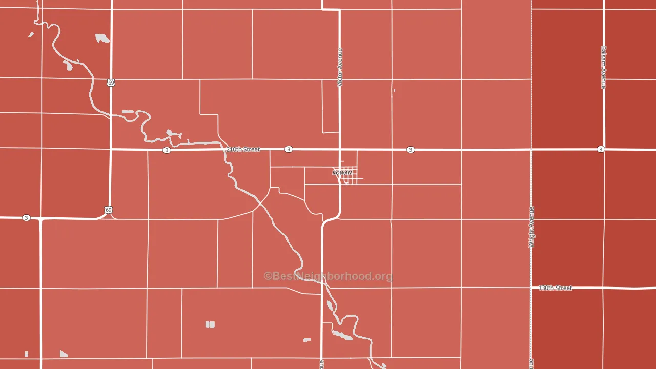 50470, IA block-group political-lean map