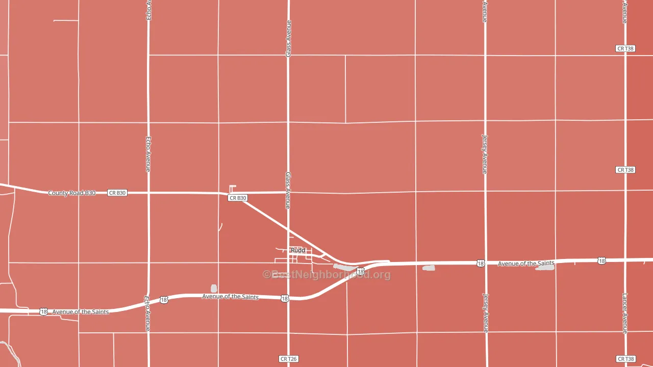 50471, IA block-group political-lean map
