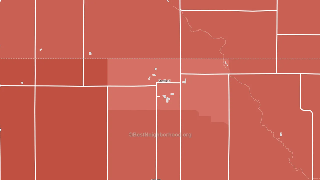 50475, IA block-group political-lean map