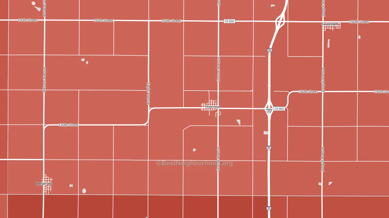50479, IA block-group political-lean map