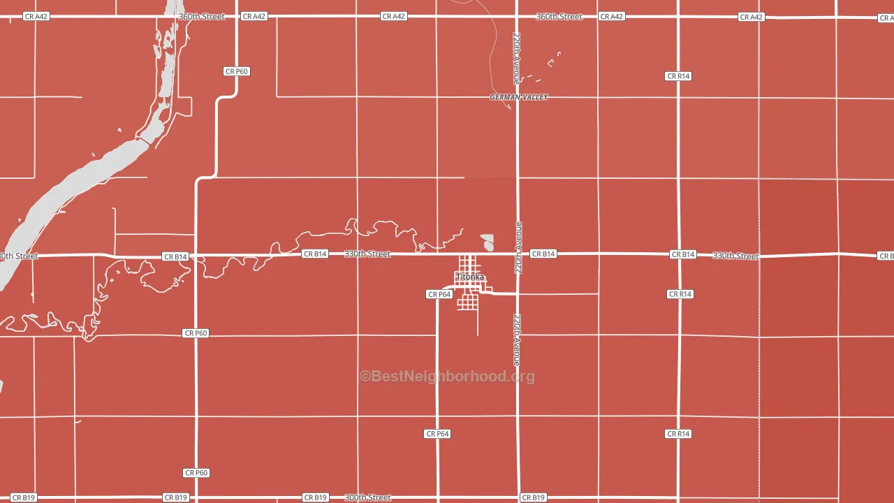 50480, IA block-group political-lean map