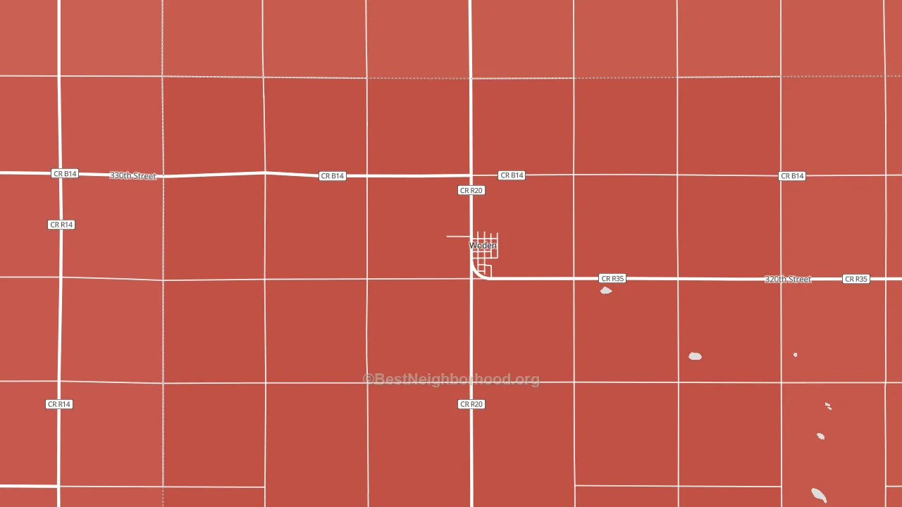 50484, IA block-group political-lean map