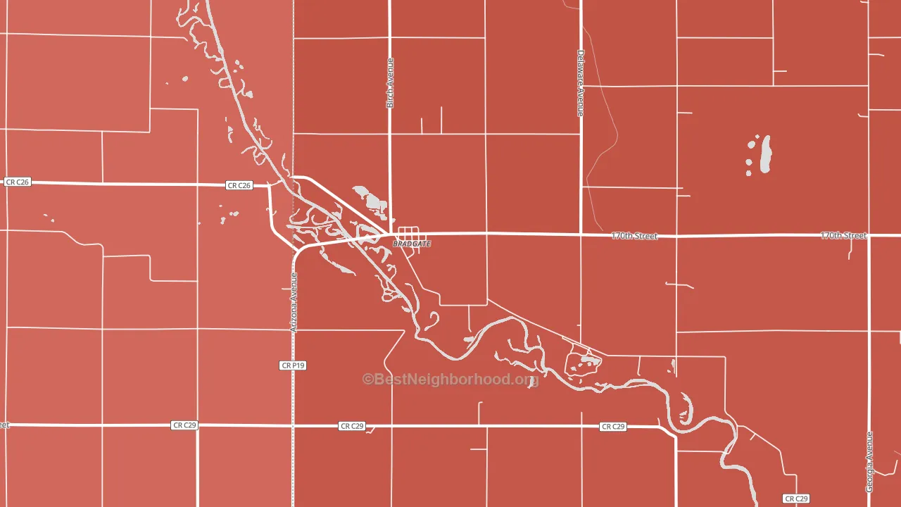 50520, IA block-group political-lean map