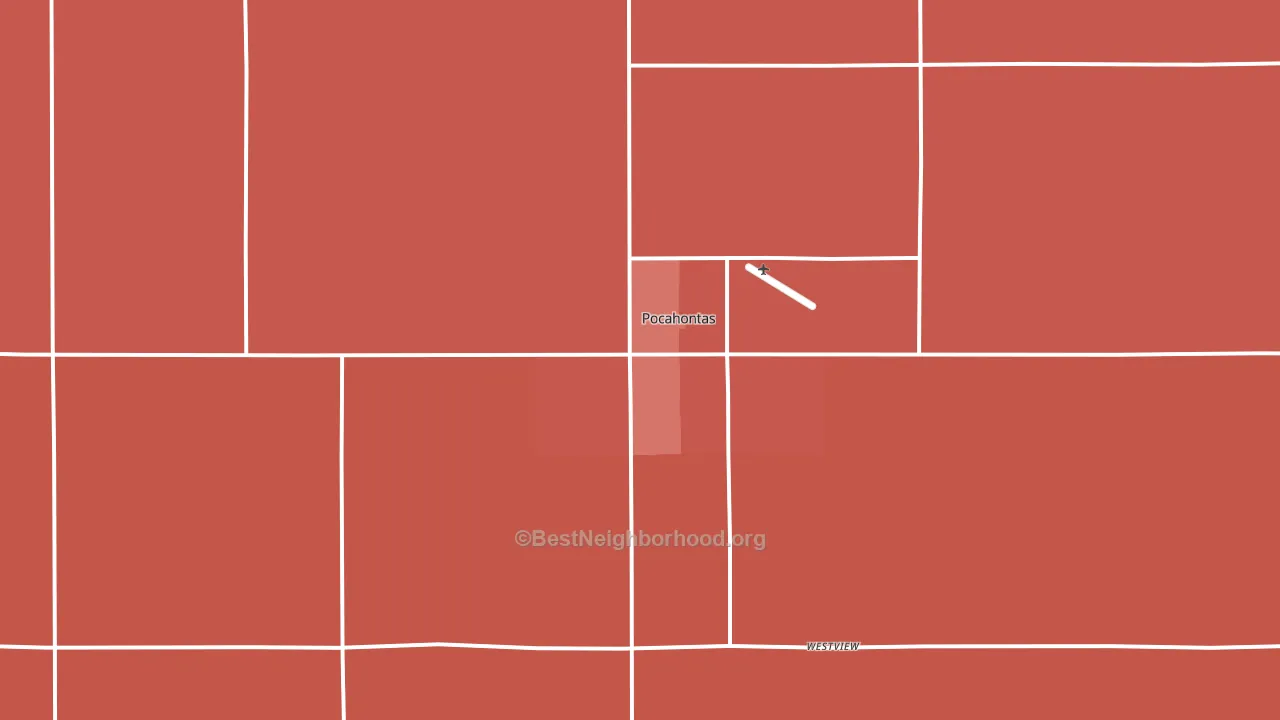 50574, IA block-group political-lean map
