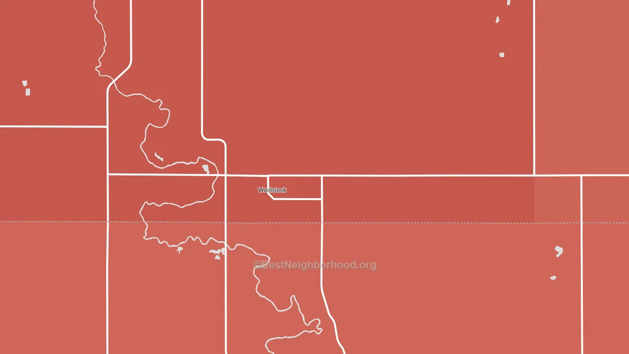 50599, IA block-group political-lean map