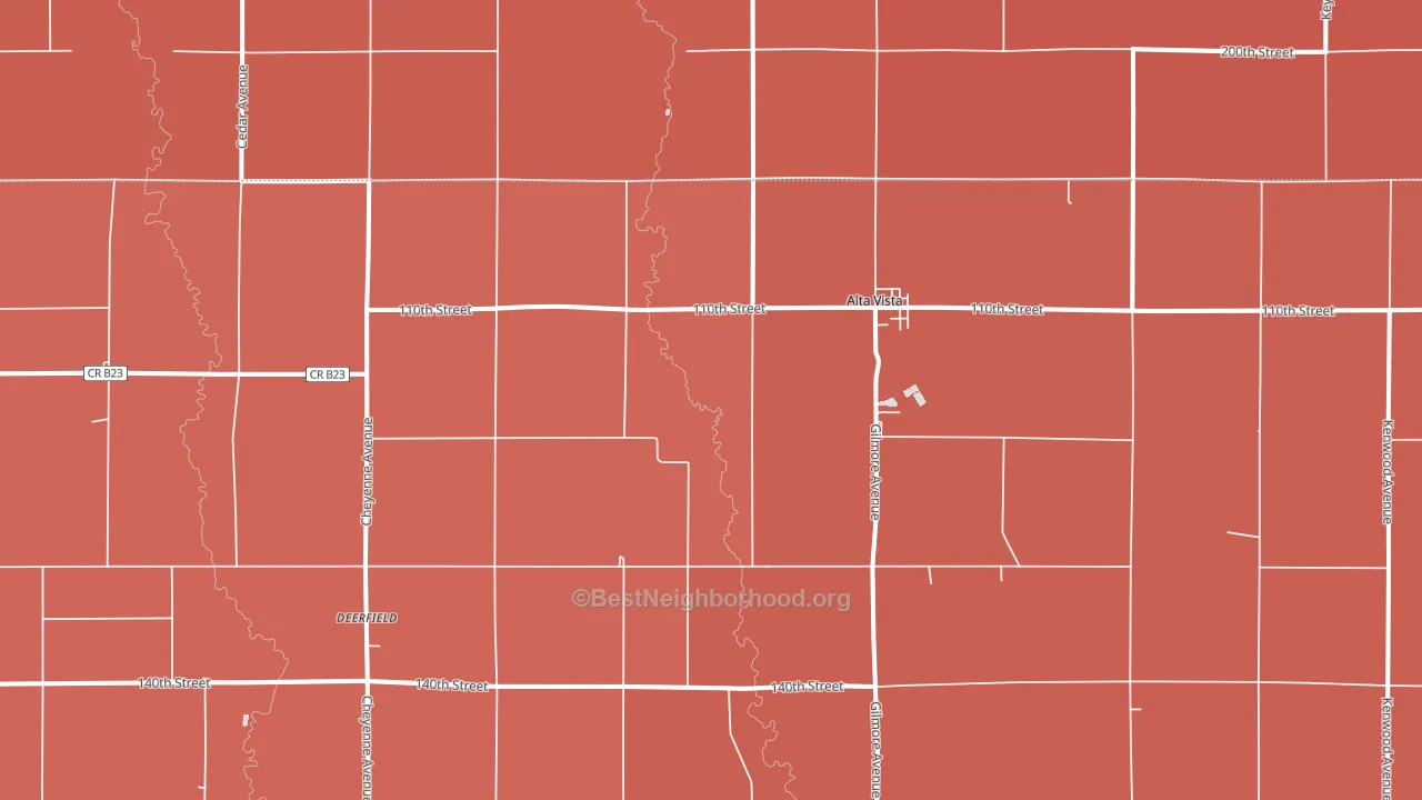 50603, IA block-group political-lean map