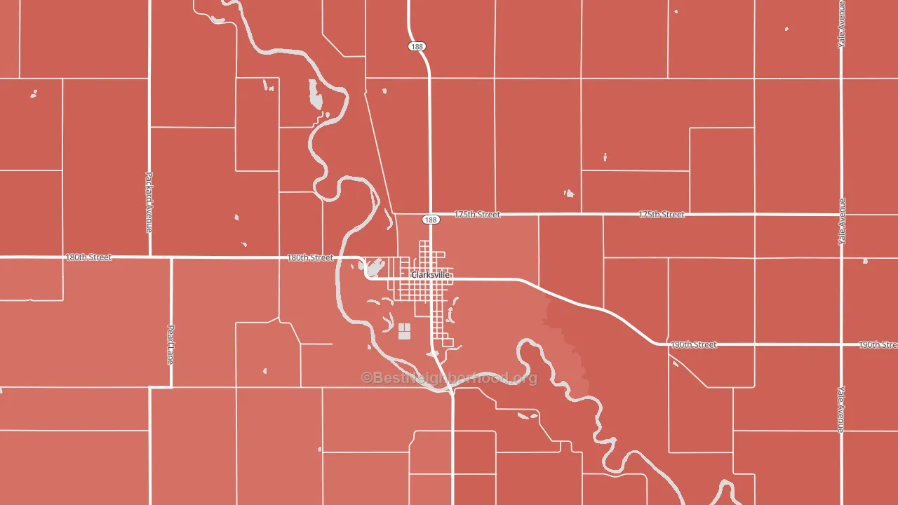 50619, IA block-group political-lean map
