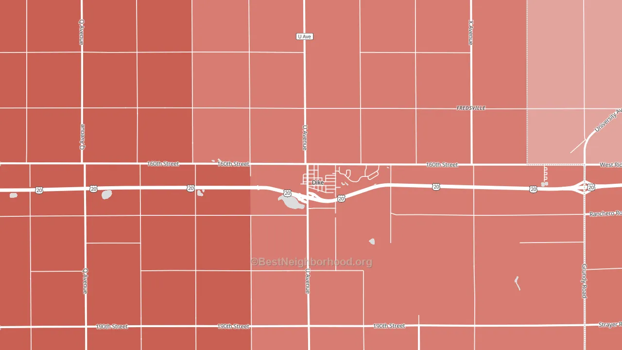 50624, IA block-group political-lean map