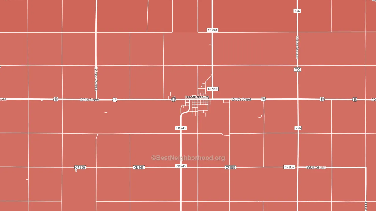 50630, IA block-group political-lean map