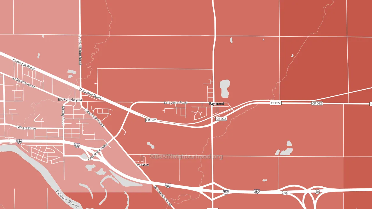 50667, IA block-group political-lean map