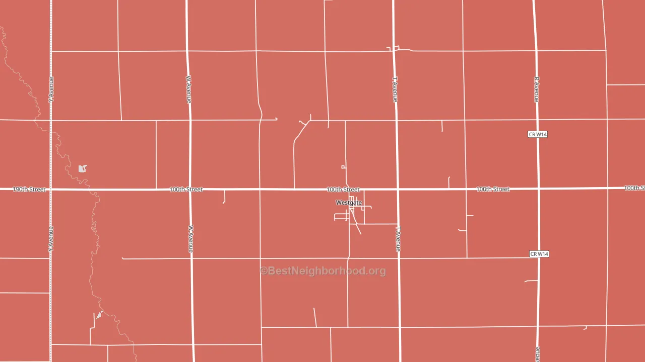 50681, IA block-group political-lean map