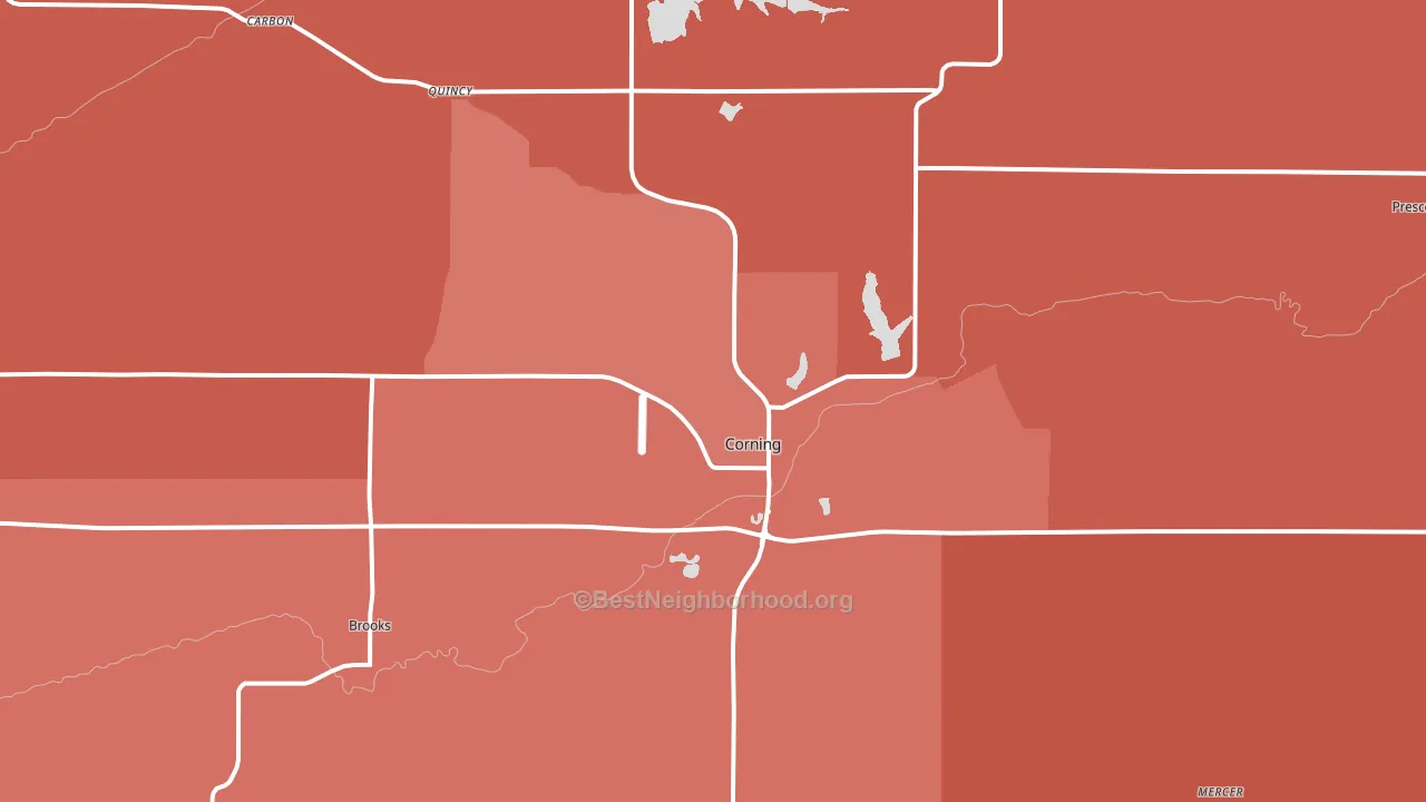 50841, IA block-group political-lean map