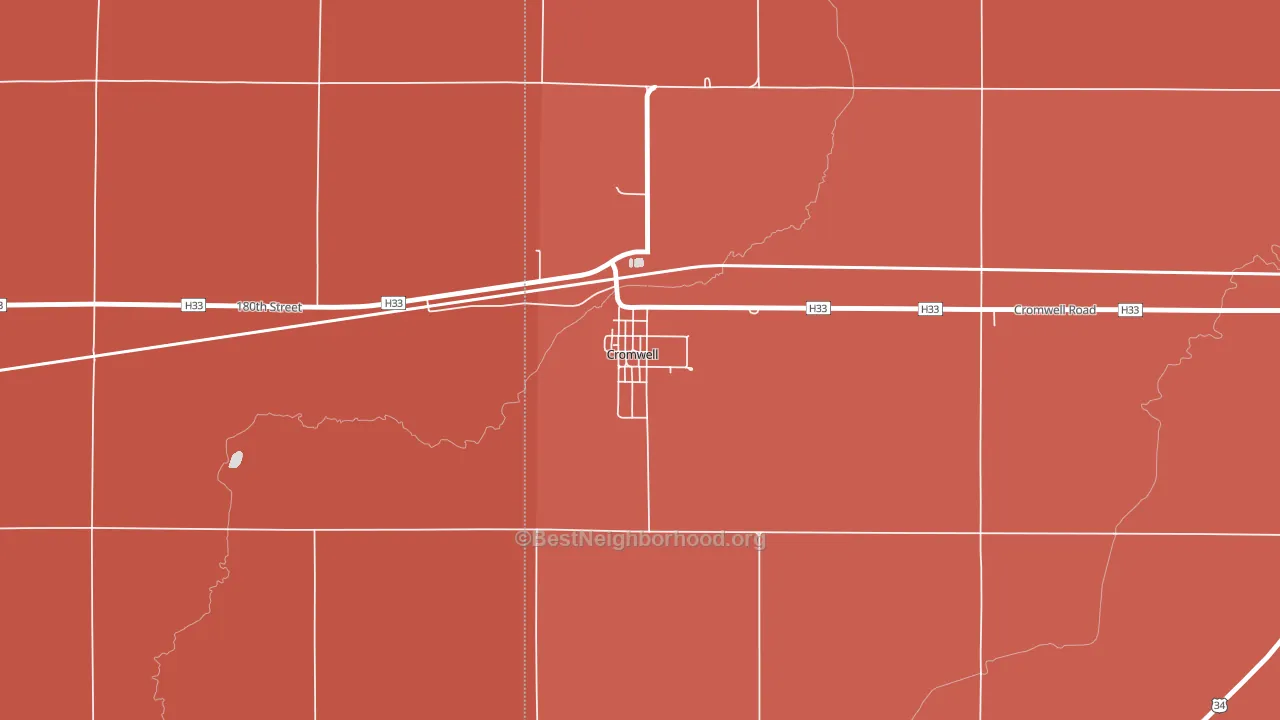 50842, IA block-group political-lean map