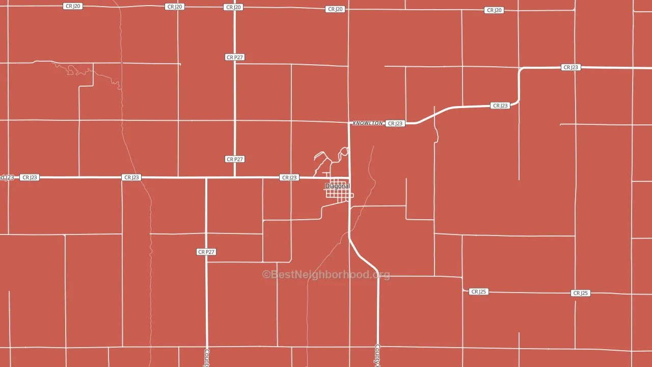 50845, IA block-group political-lean map