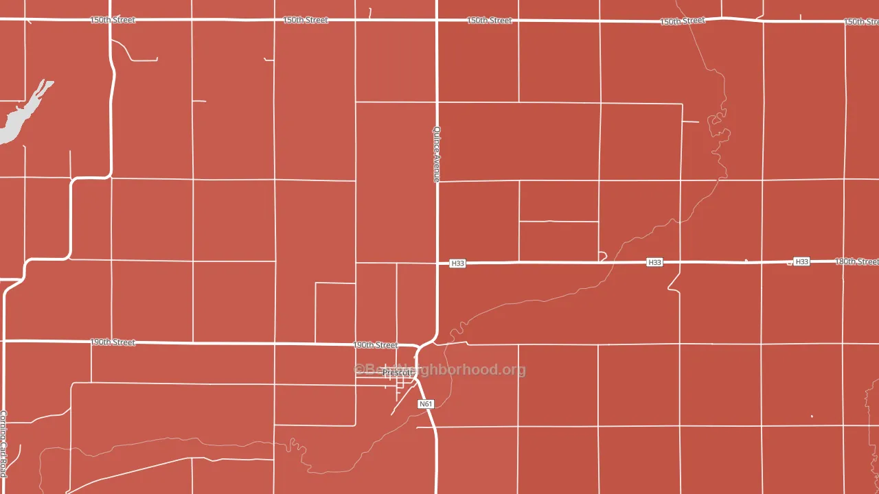 50859, IA block-group political-lean map