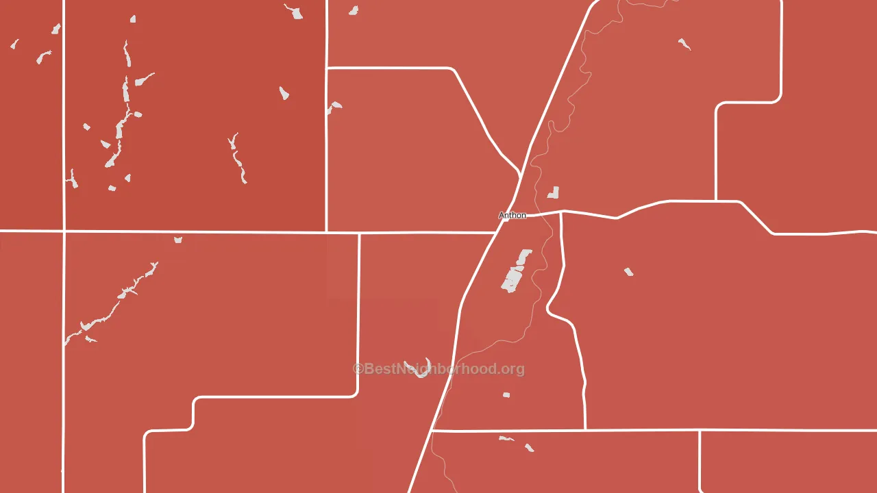 51004, IA block-group political-lean map