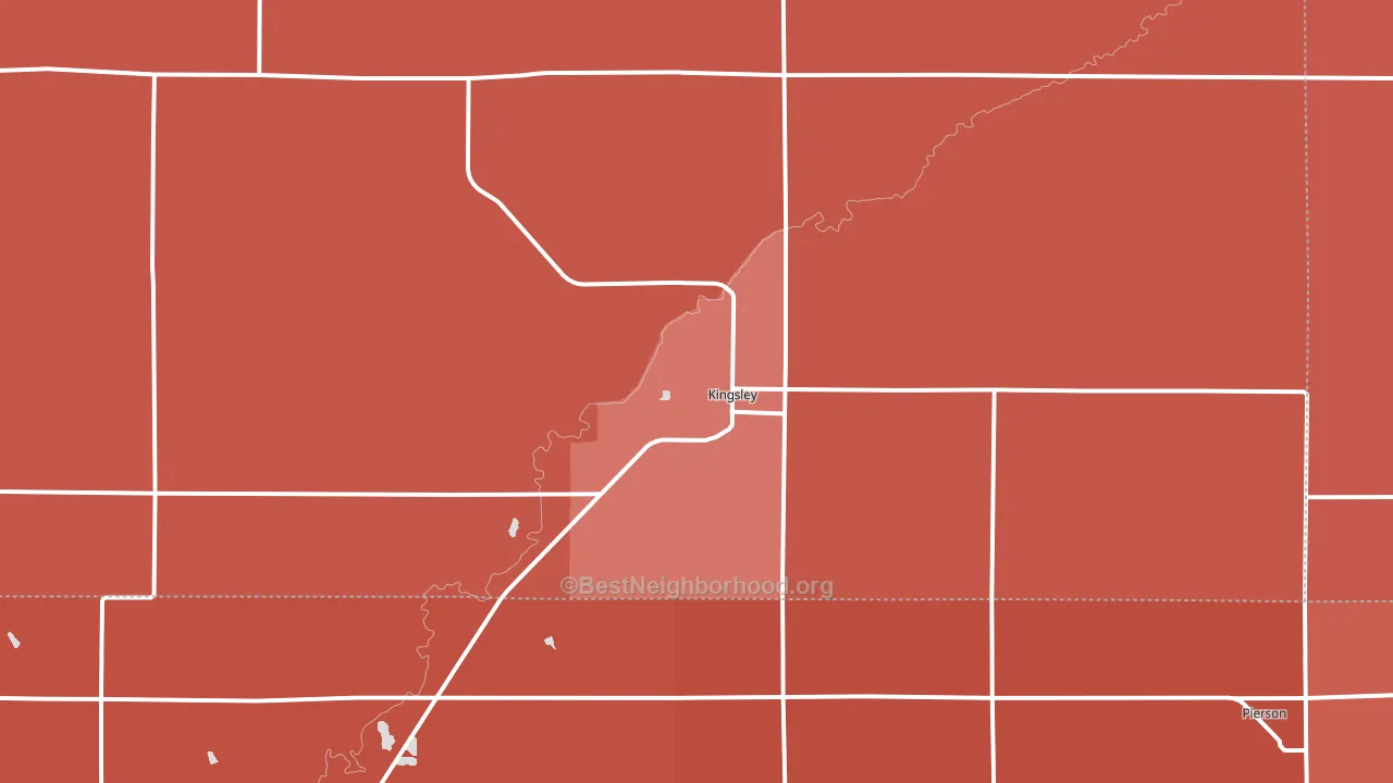51028, IA block-group political-lean map