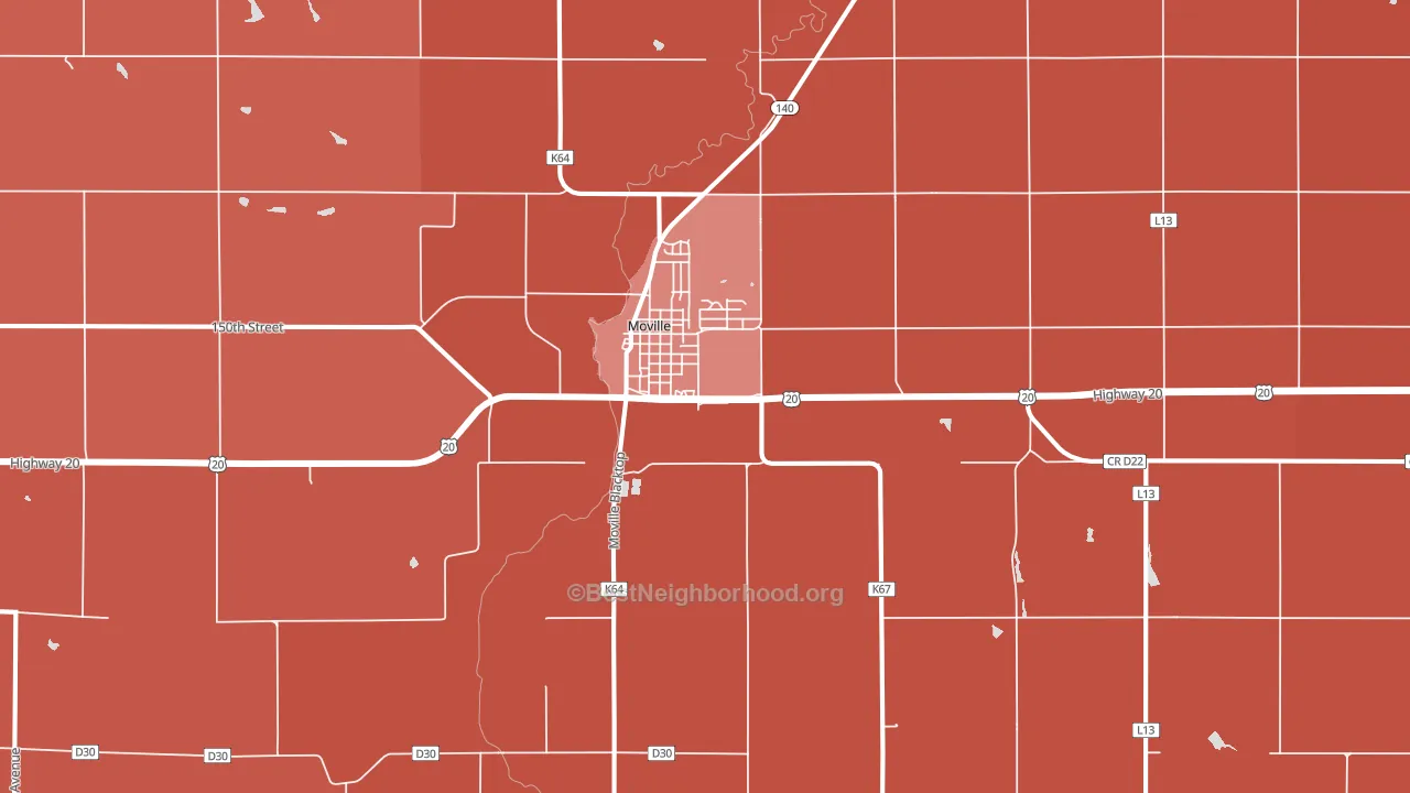 51039, IA block-group political-lean map