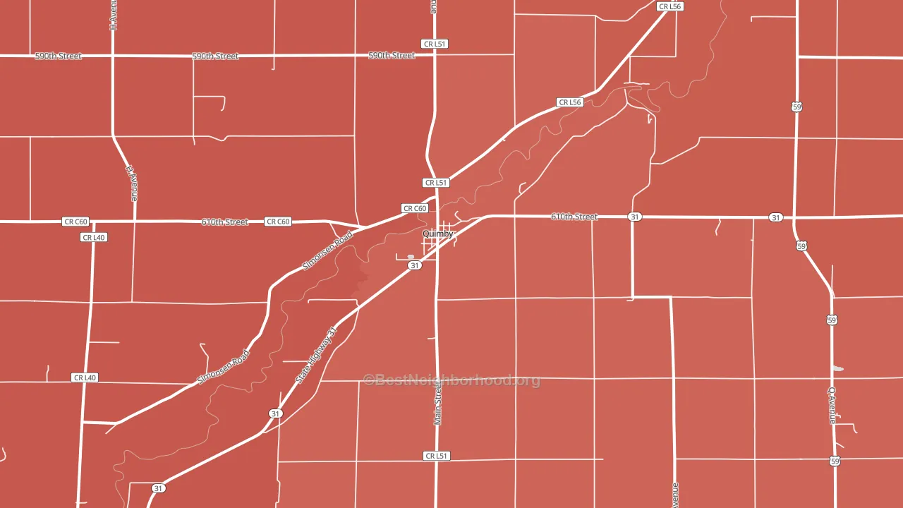 51049, IA block-group political-lean map