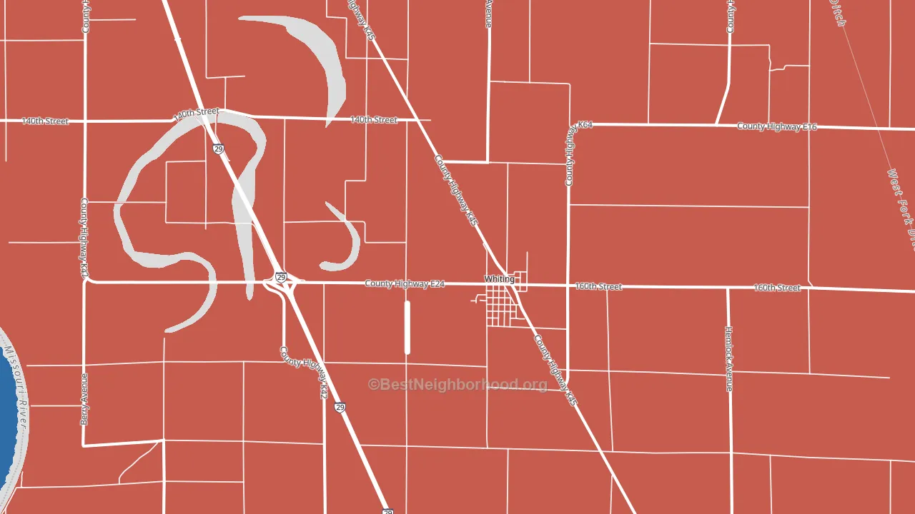 51063, IA block-group political-lean map